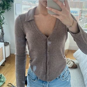 Zara long sleeve top size xs